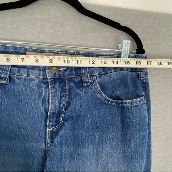 Nine West Vintage America Jeans Sz 14 Mid Rise Straight Leg Blue Jeans - Picture 12 of 13